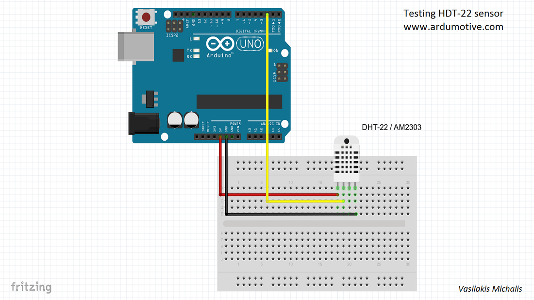 Learn Coding with Arduino IDE — DHT22 Humidity and Temperature Sensor «